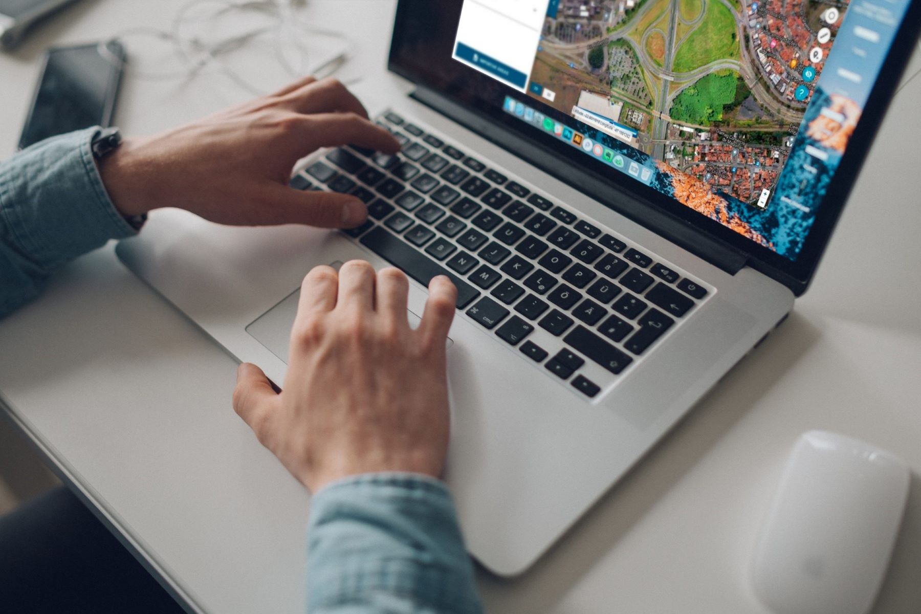 Registro automático de coordenadas de bienes desde el mapa